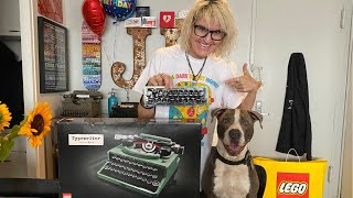 NYC LIVE Building the LEGO Ideas Typewriter Model 21327 with 2079 Pieces Part 2 August 16 2021 [upl. by Valeta273]