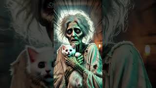 OMG Zombie Granny Breaks Into a Kittens House 😱🧟 cat rescueanimals zombie [upl. by Hazmah]