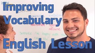 Improving Vocabulary  English lesson Upper Intermediate [upl. by Erl]