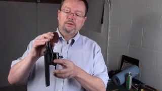 How to remove cylinder from a Smith and Wesson Revolver [upl. by Artenahs]