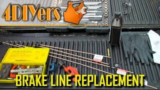 DIY How to Replace Brake Lines [upl. by Sacul]