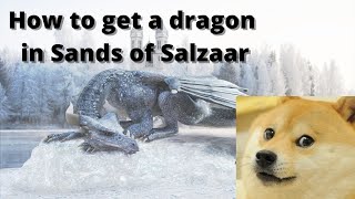 How to get a dragon in Sands of Salzaar [upl. by Alletneuq]