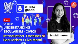 Understanding Secularism L1  Introduction Features of Secularism  Class 8 Civics  Surabhi Maam [upl. by Pru]