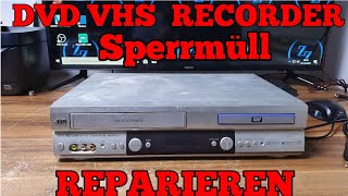 VHS DVD RECORDER reparieren [upl. by Nyleve731]