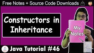 Constructors in Inheritance in Java [upl. by Ytirehc]