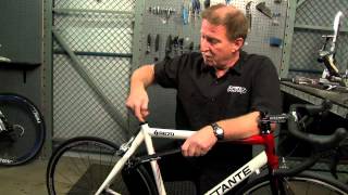 Installing a Bicycle Seat Post from Performance Bicycle [upl. by Annahtur]