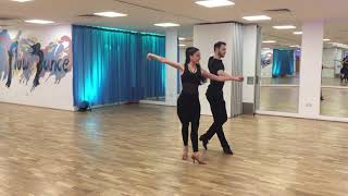 How to dance Basic Steps in CHA CHA  Beginners Variation [upl. by Munafo]