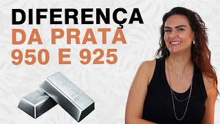 Diferença da Prata 925 e 950 I Halita Semijoias [upl. by Ocir]