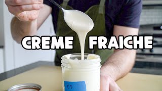 How to Make Creme Fraiche  From Scratch [upl. by Ariem751]