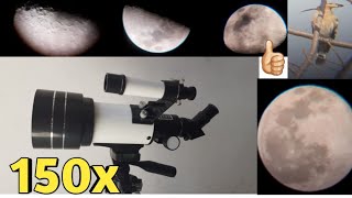 F30070M telescope 150x zoom test PART 1 [upl. by Aibat353]