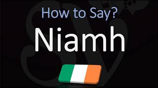 How to Pronounce Niamh CORRECTLY Irish Names Pronunciation [upl. by Isidor877]