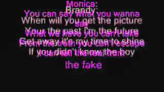 Brandy And Monica The Boy Is Mine Lyrics YouTube [upl. by Nim]