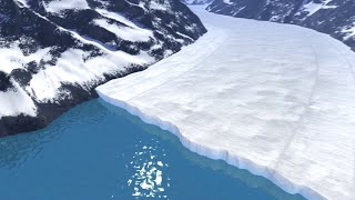 Animation How a Glacier Melts [upl. by Tuhn765]