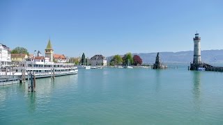 Lindau am Bodensee mit dem schönen Hafen und Stadtpark [upl. by Vharat]