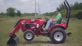 Demo video of NEW TYM T234 Tractor with Loader and HST Transmission [upl. by Omocaig107]