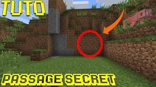 TUTO PASSAGE SECRET 2X1  Minecraft [upl. by Sadnac283]