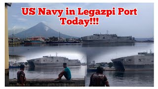 US NAVAL SHIPUSNS Legazpi Port Today [upl. by Barren]