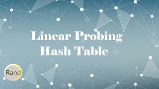 Linear Probing Hash Table [upl. by Ecam]