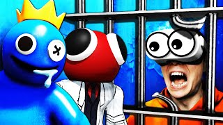 Escaping RAINBOW FRIENDS PRISON In VIRTUAL REALITY [upl. by Nnylimaj]