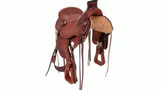 Rocking R 1737 Wade Tree Western Ranch Saddle [upl. by Rratsal873]