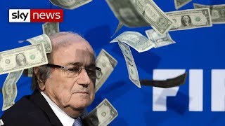 Sepp Blatter Has Money Thrown At Him By Lee Nelson [upl. by Aleedis]