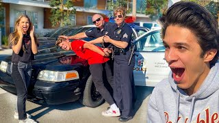 ARRESTING MY SISTERS quotBOYFRIENDquot PRANK Freakout [upl. by Zacarias]