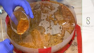 Making A Large Round Resin Mold [upl. by Ricard824]