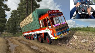 Transporting Heavy Excavator to Construction Site  Long Trailer Truck Driving  Android Gameplay [upl. by Conway]