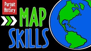 Map Skills Geography Latitude and Longitude [upl. by Kellen]