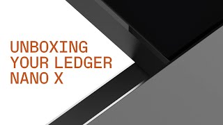 Ledger Nano X  Unboxing [upl. by Jemmy]