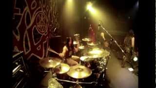 Tim Yeung drum cam Morbid Angel quotRapturequot 100712 [upl. by Hey233]