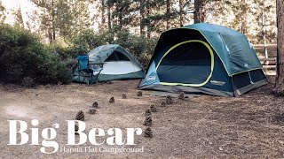 Hanna Flat Campground Tour  Big Bear Lake  Family friendly camping and hiking 4K [upl. by Arze]