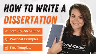 How To Write A Dissertation Or Thesis  8 Step Tutorial  Examples [upl. by Vial]