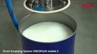 VISCOFLUX mobile S  Drum Emptying System  Pumping Vaseline [upl. by Ahsaz57]