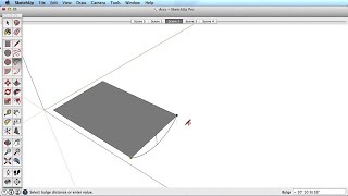 SketchUp Training Series Arc Tool [upl. by Amhser]