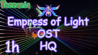 1 hour Empress of Light Theme Terraria HQ Original Soundtrack High Quality Journeys End OST [upl. by Tollman]