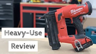 Review AFTER Heavyuse  Milwaukee 18 Gauge Brad Nailer Gen 2 [upl. by Khoury]