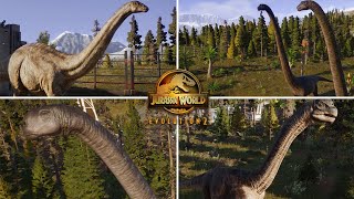 SAUROPODS  Jurassic World Evolution 2 [upl. by Introc]