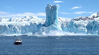 Most Awesome Glaciers Collapse in Water Compilation [upl. by Arehahs]