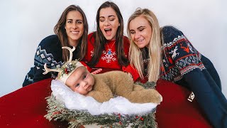 Baby Hazel tries on Christmas Outfits  CloeCouture [upl. by Lekram]