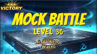 Mock Battle  Battle Training Ground  Level 30 3 stars  Summoners war [upl. by Gaillard690]