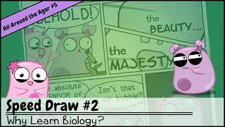 Speed Draw 2 Why Learn and Study Biology [upl. by Esimehc857]