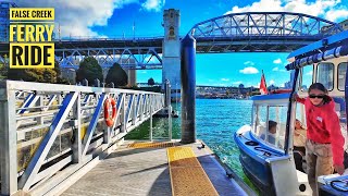 Vancouver Ride  False Creek Ferry Ride West End to Kitsilano [upl. by Sauer]