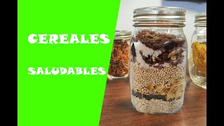 CEREALES SALUDABLES 💚Prepara tu mezcla preferida 😋 [upl. by Dayir]