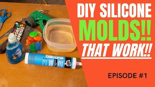 EASY amp CHEAP DIY Silicone Molds  Silicone Mold  Dish Soap [upl. by Alaehs]