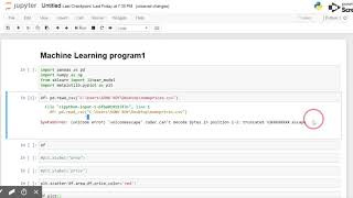 Unicode error in read any file unicode error in readcsv in jupytor [upl. by Kellie]