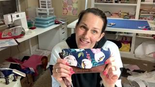 Necessary Clutch Wallet Tutorial By Emmaline Bags [upl. by Lilias608]