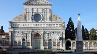 Alberti Façade of Santa Maria Novella Florence [upl. by Nylcoj196]