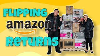 WE TRIED FLIPPING AN AMAZON RETURNS PALLET  Can We Pay Our Mortgage With The Profit [upl. by Firmin]