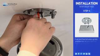 How to Install Flush Mount Ceiling Light [upl. by Aivato]